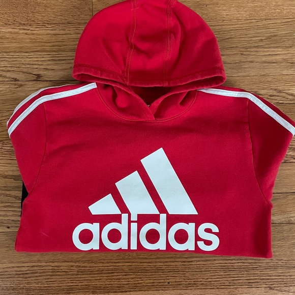 Adidas Long Sleeve Hooded Pullover - Picture 6 of 6